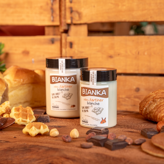 Pâte à tartiner Pâte à tartiner Bianka - chocolat blanc sans huile de palme