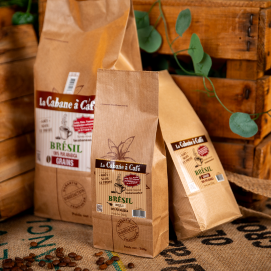 Cafe Bresil - Arabica doux et léger 