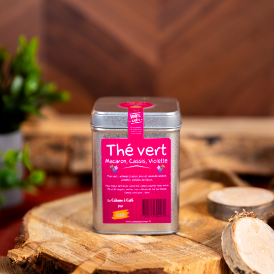 The vert - Cassis Violette Macaron
