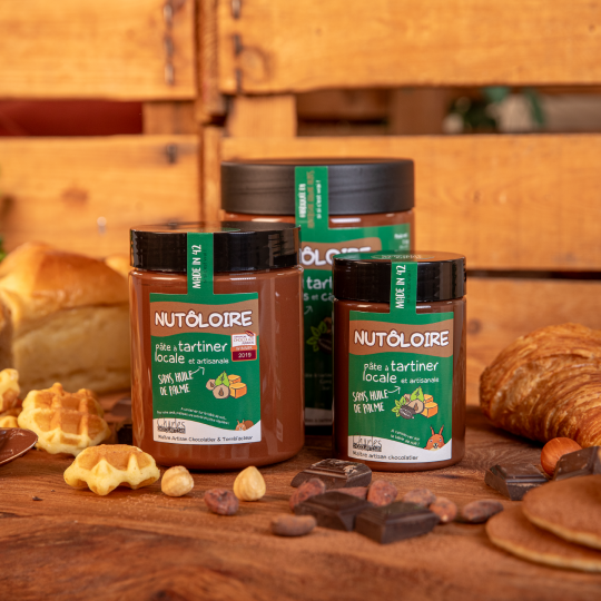 Pâte à tartiner Pâte à tartiner Nutôloire - chocolat au lait et caramel du Forez sans huile de palme