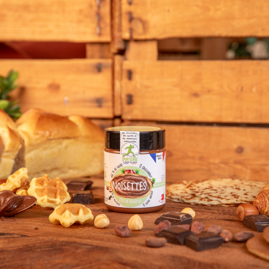 Pâte à tartiner Sportichoc - noisettes - ultra-protéinée et gourmande