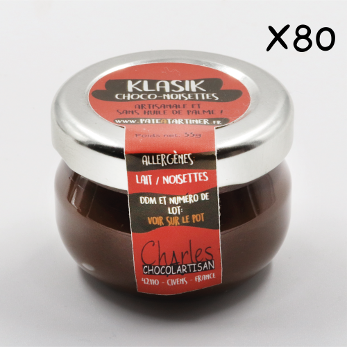 Pâte à tartiner KLASIK CARTON 80x33g sans huile de palme