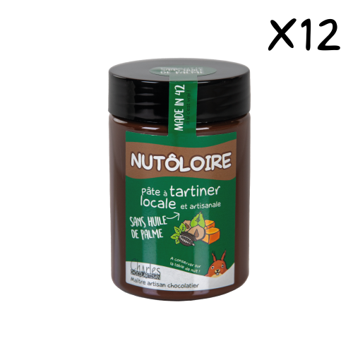 Pâte à tartiner NUTOLOIRE CARTON 12x280g sans huile de palme