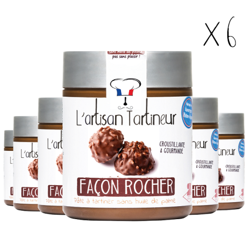 Carton de 6 pots Façon Rocher 230g