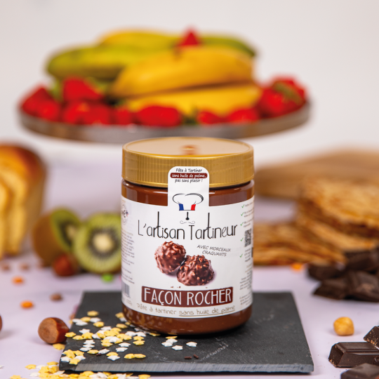 Pâte à tartiner Pâte à tartiner Façon Rocher sans huile de palme