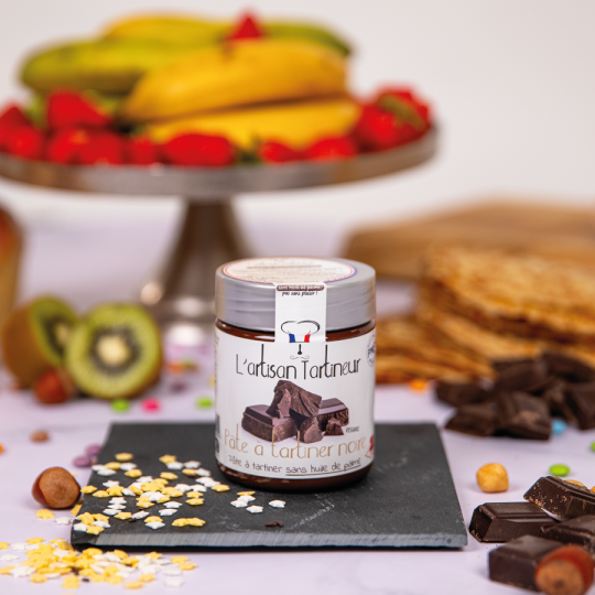 Pâte à tartiner Pâte à tartiner noire - carton 6x250g sans huile de palme