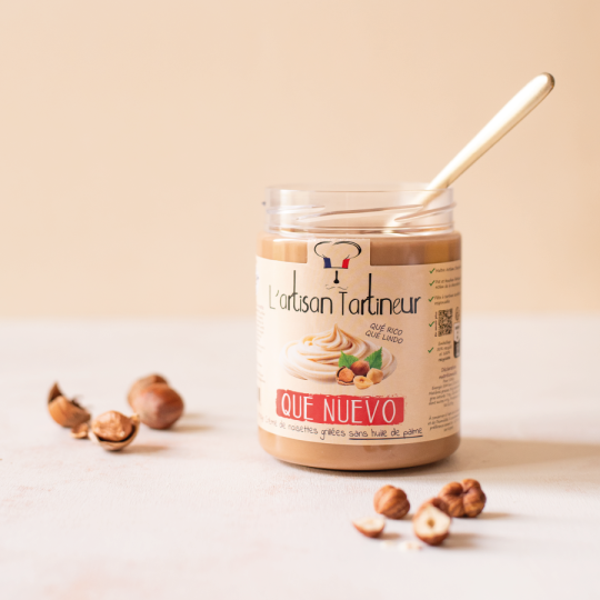 Pâte à tartiner Pâte à tartiner Qué Nuevo - carton 6x570g sans huile de palme