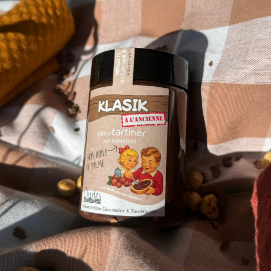 Pâte à tartiner Klasik à l’ancienne – chocolat au lait et noisettes