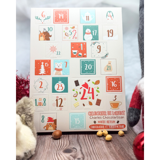 Calendrier de l'Avent - Chocolats à la pâte à tartiner