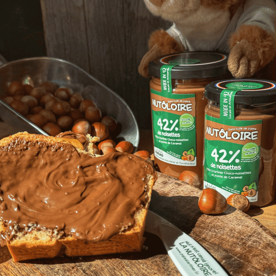 Pâte à tartiner Nutôloire 42 - choco-noisettes et pointe de caramel