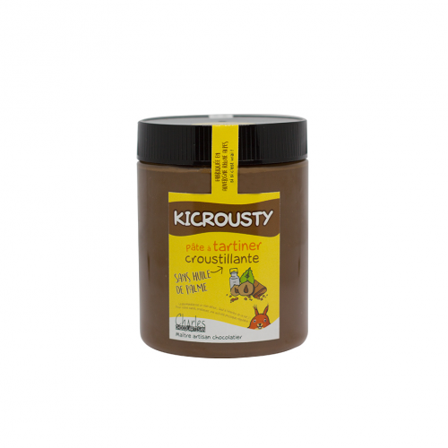 Pâte à tartiner Kicrousty 570 gr sans huile de palme