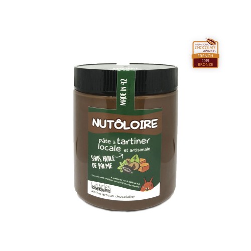 Pâte à tartiner Nutôloire 570 gr sans huile de palme