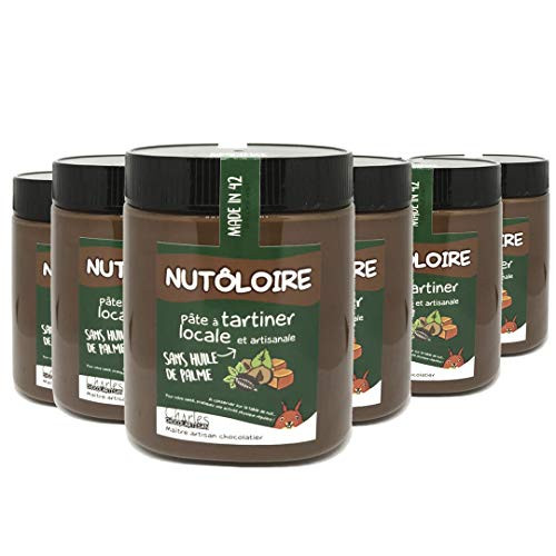 Pâte à tartiner Pack de 6 pots de 570g Nutoloire sans huile de palme