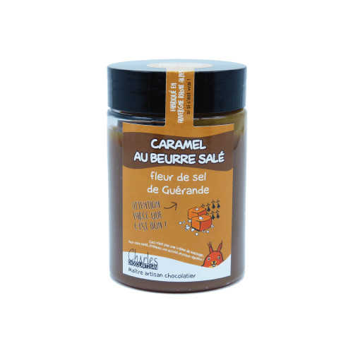 Caramel beurre salé et Fleur de Sel de Guérande 280 gr