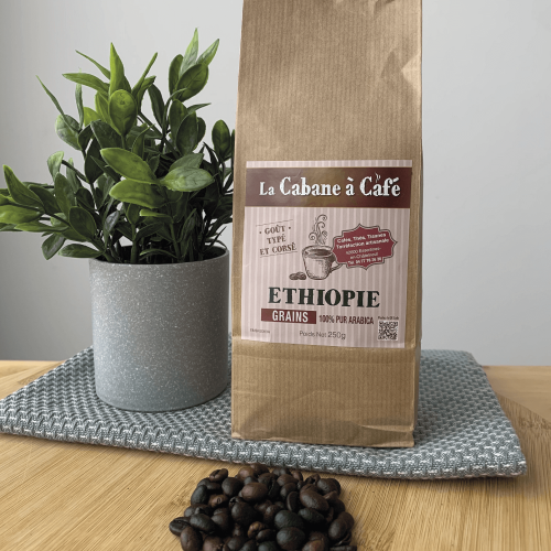 Café d'Ethiopie en grains