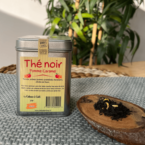 Thé noir 90g Pomme caramel