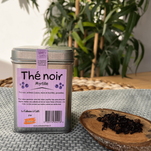 Thé noir 90g Myrtille