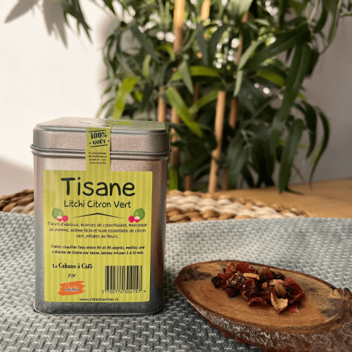 Tisane Litchi Citron Vert