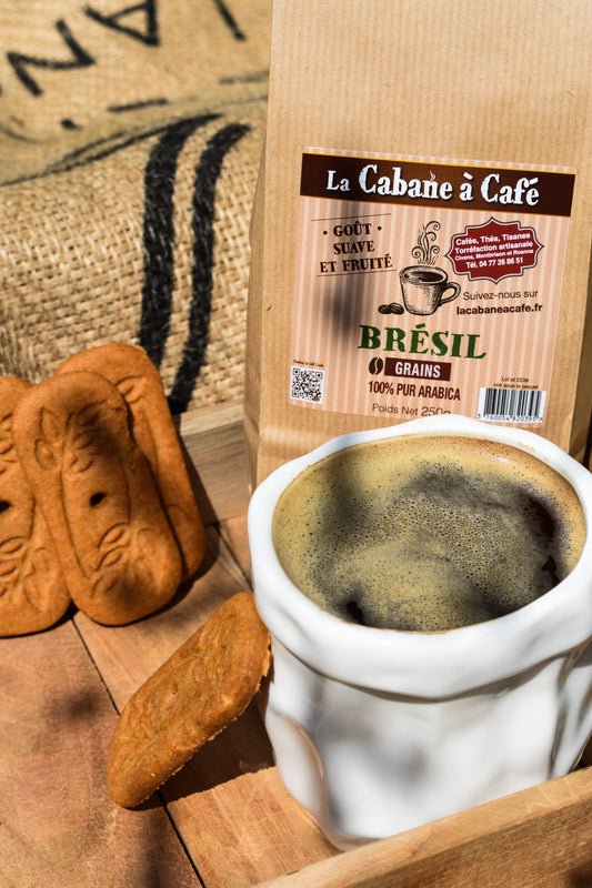 Torréfaction artisanale des cafés La Cabane à Café à Civens dans la Loire
