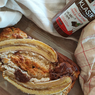 Le banana bread à la pâte à tartiner sans sucres