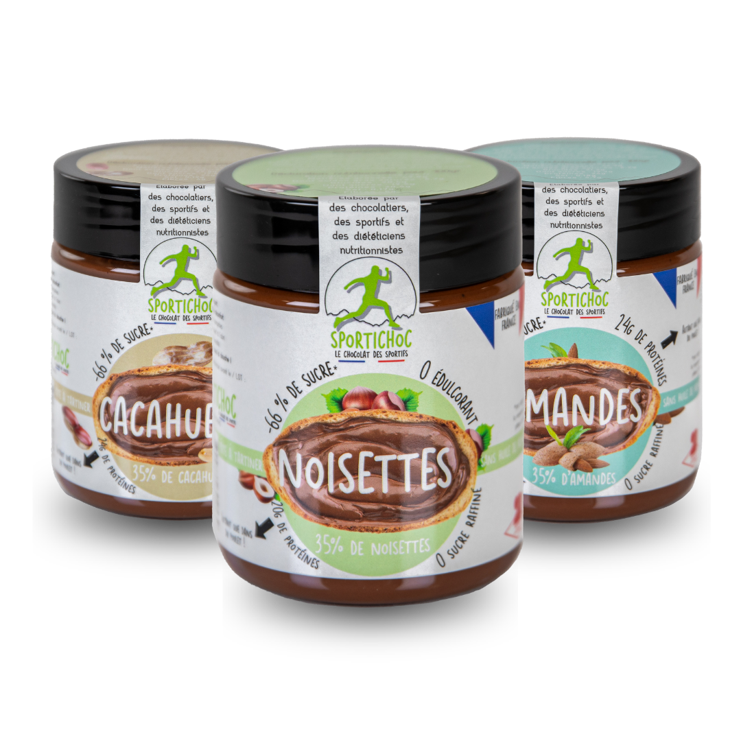Nos pâtes à tartiner protéinées