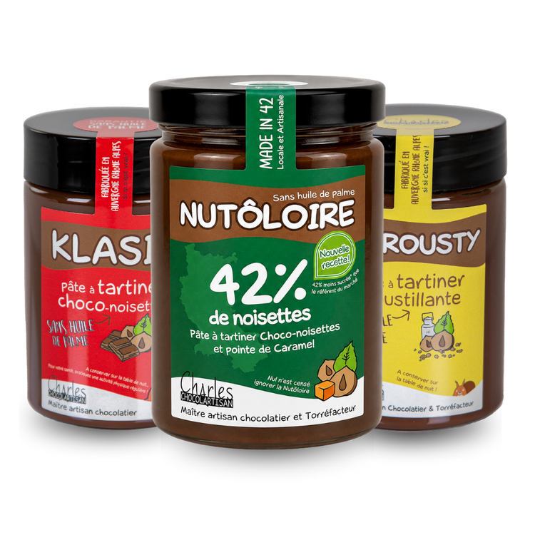 Nos pâtes à tartiner