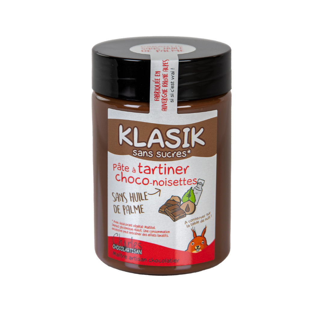 Pâte à tartiner Klasik sans sucres