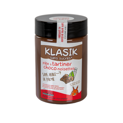Pâte à tartiner Klasik sans sucres