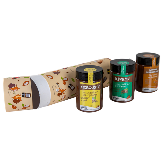 Coffret cadeau 3 pâtes à tartiner