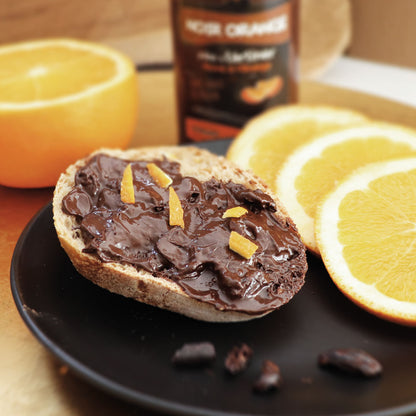 Pâte à tartiner noir orange