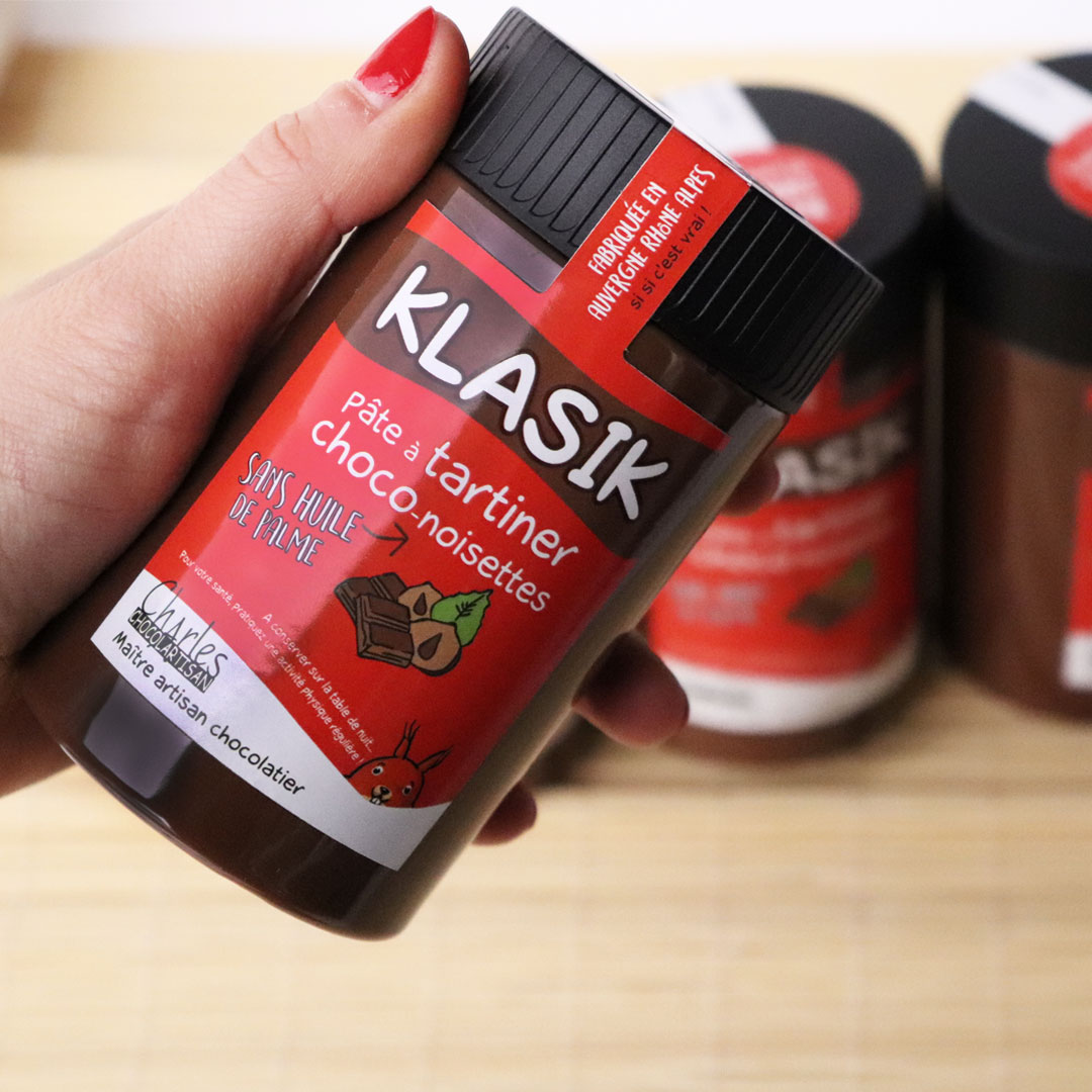 Pâte à tartiner artisanale aux noisettes made in France - Klasik