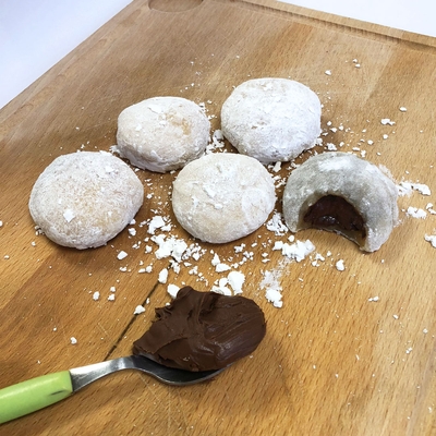Mochis à la pâte à tartiner 