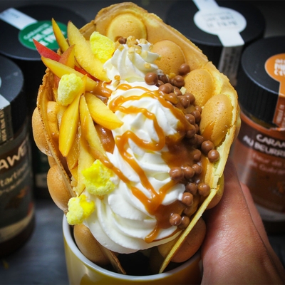 La bubble waffle ultra moelleuse