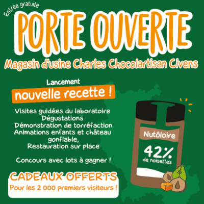 Journée portes ouvertes Charles Chocolartisan à Civens | Nutôloire 42